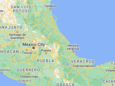 Map showing location of San Juan Xiutetelco (19.79534, -97.32551)