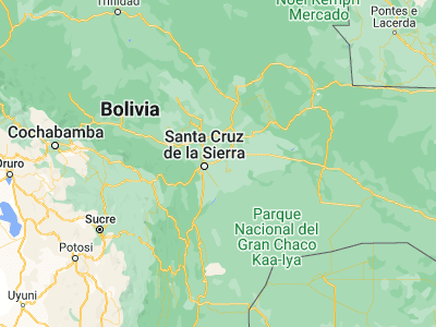Map showing location of San Julian (-17.78333, -62.86667)