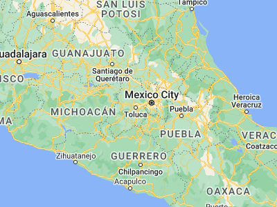 Map showing location of San Lorenzo Oyamel (19.42806, -99.58083)