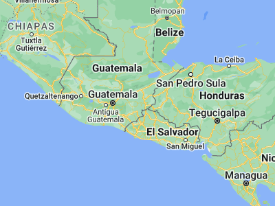 Map showing location of San Luis Jilotepeque (14.65, -89.73333)
