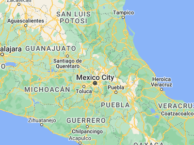 Map showing location of San Marcos Jilotzingo (19.87, -99.05778)