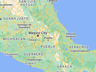 Map showing location of San Martín Xaltocan (19.42374, -98.21079)