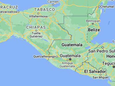 Map showing location of San Mateo Ixtatán (15.83194, -91.47806)
