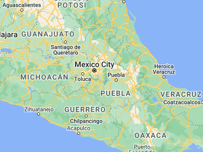 Map showing location of San Mateo Tezoquipan (19.22492, -98.81333)