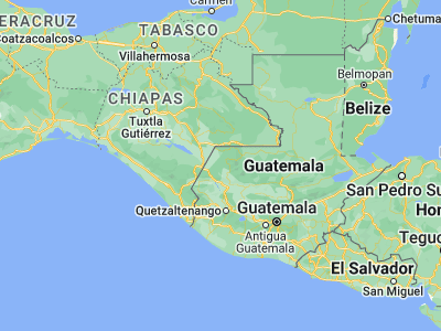 Map showing location of San Miguel Acatán (15.7, -91.61667)