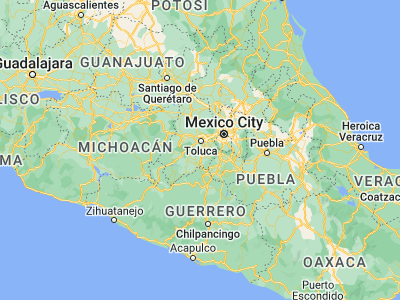 Map showing location of San Miguel Balderas (19.10694, -99.65472)