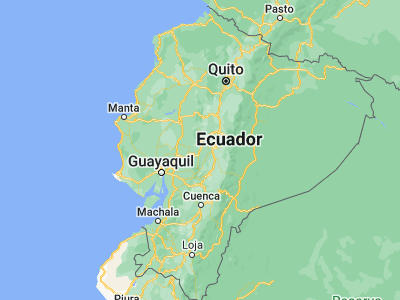 Map showing location of San Miguel (-1.7, -79.03333)
