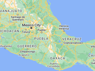 Map showing location of San Miguel Zozutla (18.75501, -97.65425)
