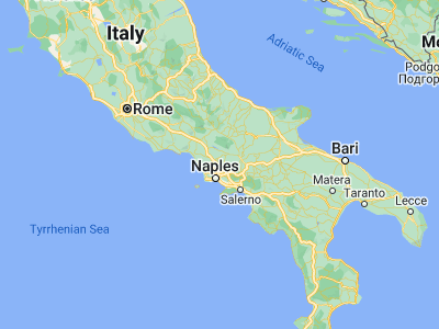 Map showing location of San Nicola la Strada (41.05181, 14.33133)