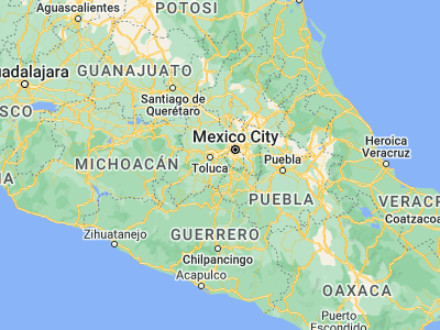 Map showing location of San Nicolás Coatepec (19.13583, -99.43222)