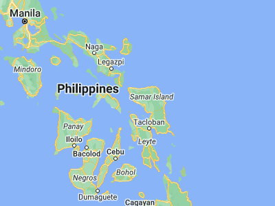 Map showing location of San Policarpio (12.0686, 124.5695)