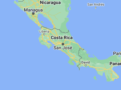 Map showing location of San Rafael Abajo (9.831, -84.29008)