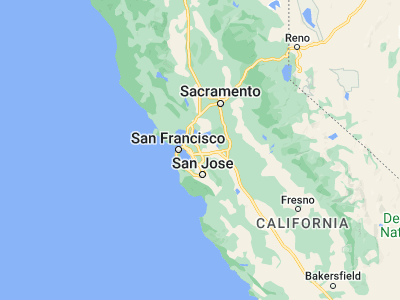 Map showing location of San Ramon (37.77993, -121.97802)