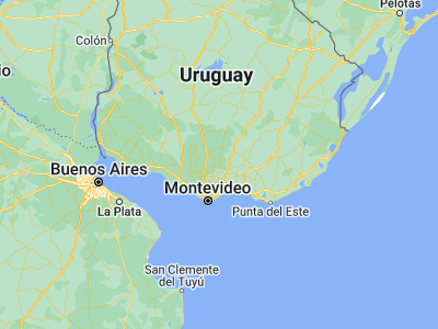 Map showing location of San Ramón (-34.3, -55.96667)