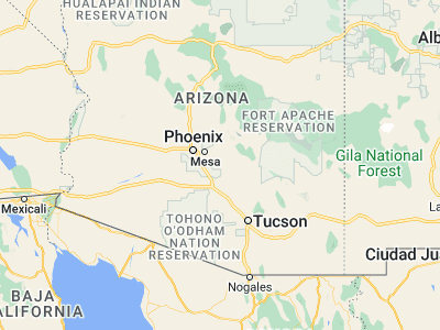 Map showing location of San Tan Valley (33.1911, -111.528)