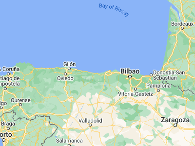 Map showing location of San Vicente de la Barquera (43.38509, -4.39934)