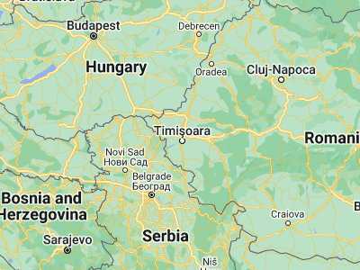 Map showing location of Sânandrei (45.85306, 21.16806)
