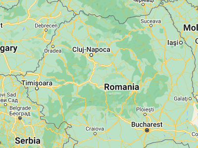 Map showing location of Sâncel (46.2, 23.95)