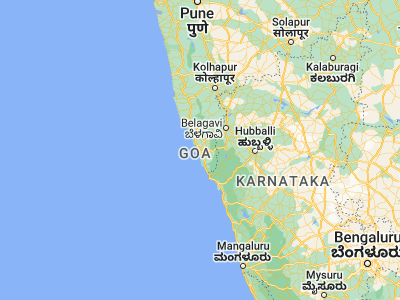 Map showing location of Sancoale (15.36667, 73.9)