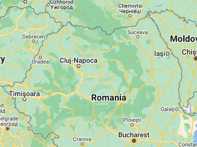 Map showing location of Sâncraiu de Mureş (46.55119, 24.52663)