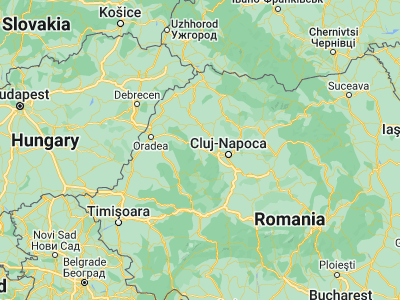 Map showing location of Sâncraiu (46.83333, 22.98333)