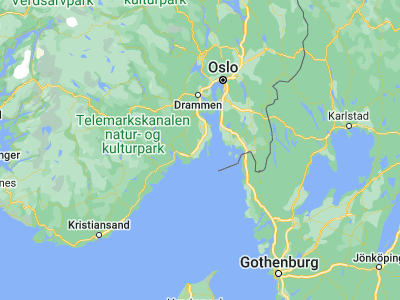 Map showing location of Sandefjord (59.13118, 10.21665)