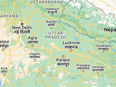 Map showing location of Sāndi (27.2884, 79.95204)