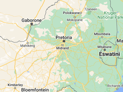 Map showing location of Sandton (-26.05447, 28.05891)