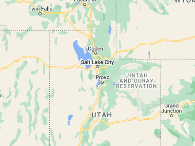 Map showing location of Sandy City (40.57204, -111.86056)