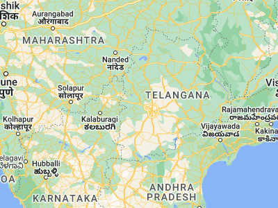 Map showing location of Sangāreddi (17.62944, 78.09167)