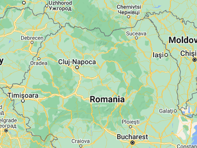 Map showing location of Sângeorgiu de Mureş (46.5696, 24.59453)