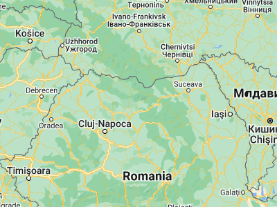 Map showing location of Sângeorz-Băi (47.36667, 24.68333)