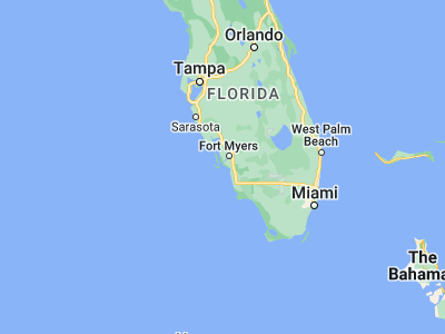 Map showing location of Sanibel (26.44897, -82.02231)