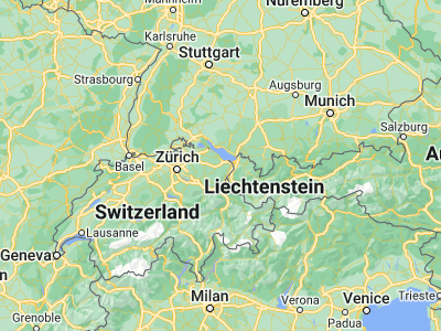Map showing location of Sankt Gallen (47.42391, 9.37477)
