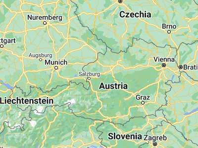 Map showing location of Sankt Georgen im Attergau (47.93595, 13.48306)