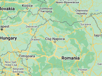 Map showing location of Sânmihaiu Almaşului (47.01667, 23.3)