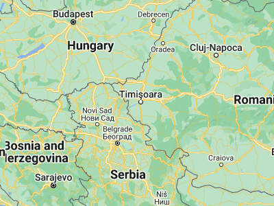 Map showing location of Sânmihaiu Român (45.70444, 21.08889)