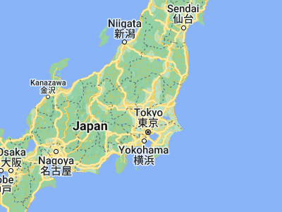 Map showing location of Sano (36.31667, 139.58333)