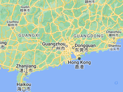 Map showing location of Sanshui (23.15486, 112.89161)