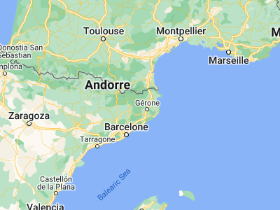 Map showing location of Sant Aniol de Finestres (42.09023, 2.58688)
