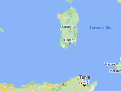 Map showing location of Sant'Antioco (39.06639, 8.45222)