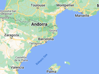 Map showing location of Sant Celoni (41.68333, 2.48333)