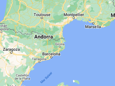 Map showing location of Sant Ferriol (42.2, 2.66667)