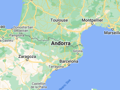 Map showing location of Sant Julià de Lòria (42.46372, 1.49129)