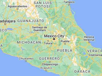 Map showing location of Santa Ana Jilotzingo (19.53944, -99.40083)