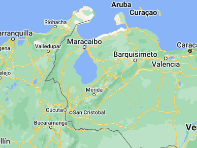 Map showing location of Santa Apolonia (9.47139, -71.01419)