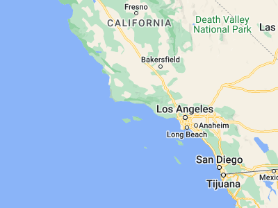 Map showing location of Santa Barbara (34.42083, -119.69819)