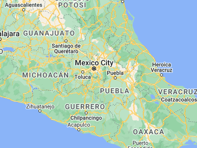 Map showing location of Santa Catarina Ayotzingo (19.20948, -98.92984)