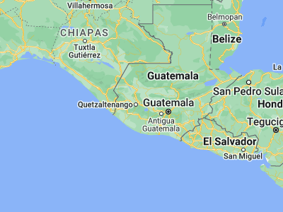 Map showing location of Santa Catarina Ixtahuacán (14.8, -91.36667)