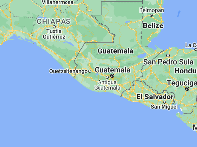 Map showing location of Santa Catarina Palopó (14.71667, -91.13333)